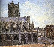 Camille Pissarro Church under the sun china oil painting artist